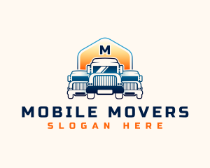 Truck Cargo Vehicle logo design