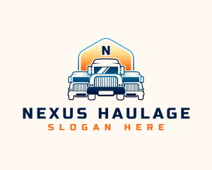 Truck Cargo Vehicle logo design