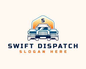 Truck Cargo Vehicle logo design