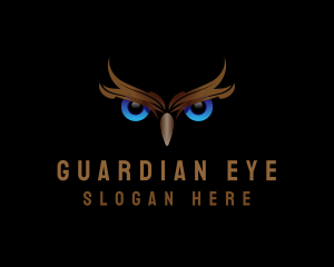 Owl Night Eyes logo design