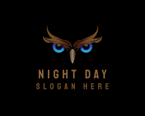 Owl Night Eyes logo design