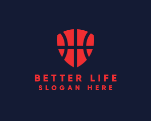 Basketball Sports Club Shield logo design