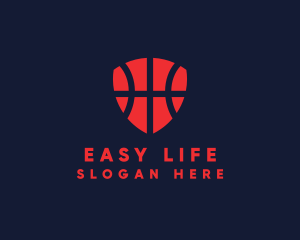 Basketball Sports Club Shield logo design