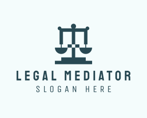 Law Firm Scale  logo design