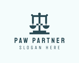 Law Firm Scale  logo design