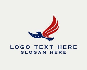 Freedom - American Eagle Freedom Organization logo design