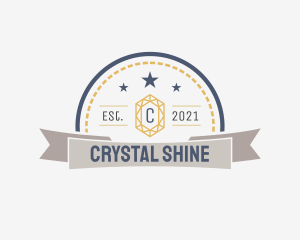 Gemstone Jewelry Badge logo