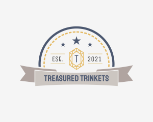 Gemstone Jewelry Badge logo