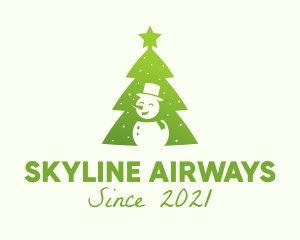 Snowman Christmas Tree  logo