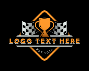 Car Racing Trophy Cups logo