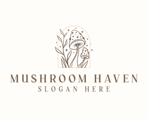 Herbal Mushroom Dispensary logo design