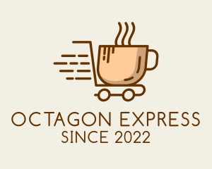 Express Coffee Delivery  logo design