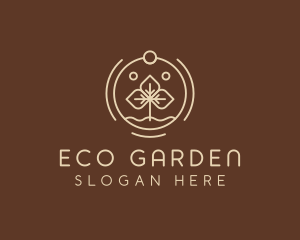 Eco Plant Seedling logo design