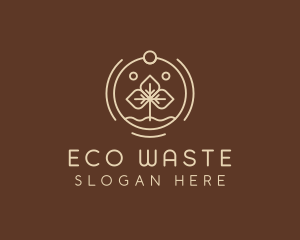 Eco Plant Seedling logo design