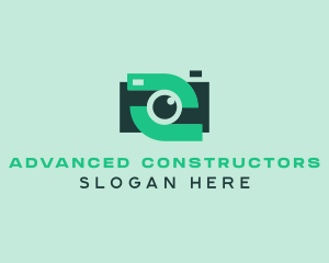 Green Video Camera logo design