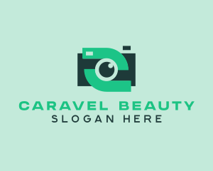 Green Video Camera logo design