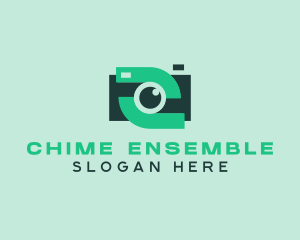 Green Video Camera logo design