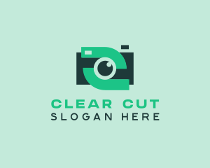 Green Video Camera logo design