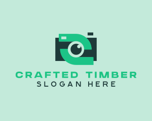 Green Video Camera logo design