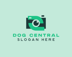 Green Video Camera logo design