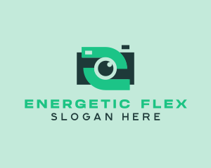 Green Video Camera logo design