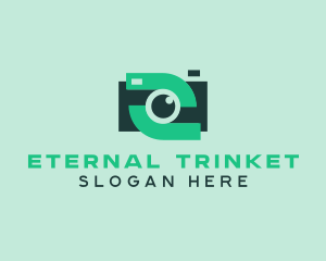 Green Video Camera logo design