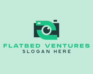 Green Video Camera logo design