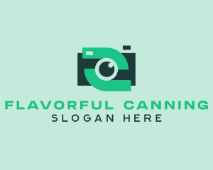 Green Video Camera logo design