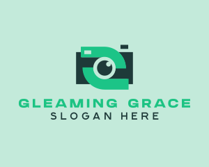 Green Video Camera logo design