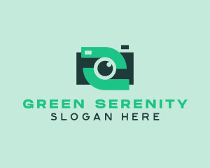 Green Video Camera logo design