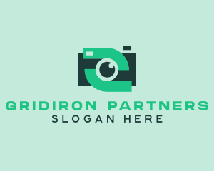 Green Video Camera logo design