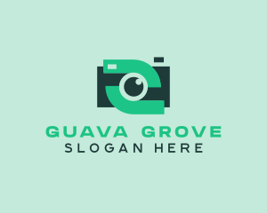 Green Video Camera logo design