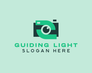 Green Video Camera logo design