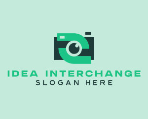 Green Video Camera logo design