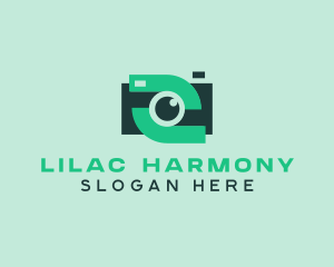 Green Video Camera logo design