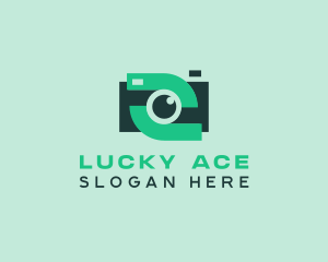 Green Video Camera logo design