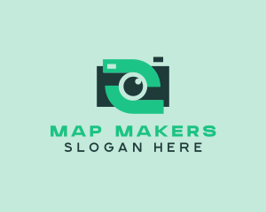 Green Video Camera logo design