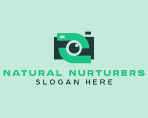 Green Video Camera logo design