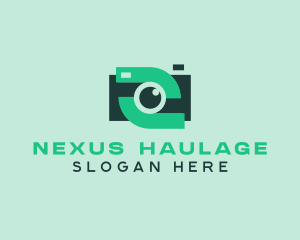 Green Video Camera logo design