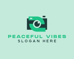 Green Video Camera logo design