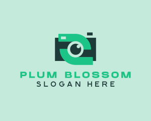 Green Video Camera logo design