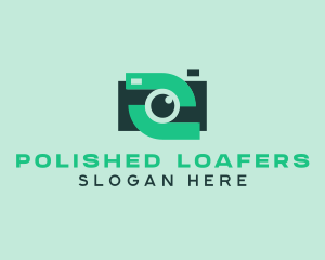 Green Video Camera logo design