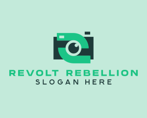 Green Video Camera logo design