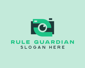 Green Video Camera logo design