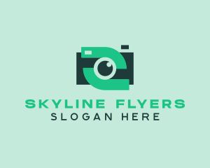 Green Video Camera logo design