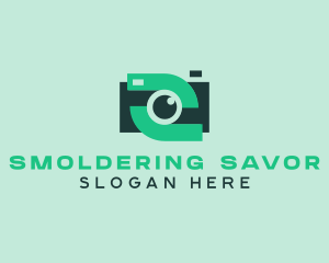 Green Video Camera logo design