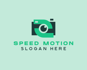 Green Video Camera logo design