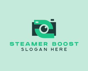 Green Video Camera logo design