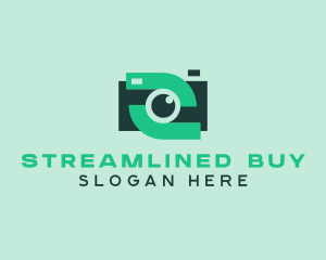 Green Video Camera logo design