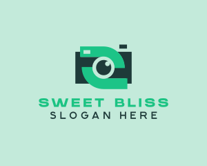 Green Video Camera logo design